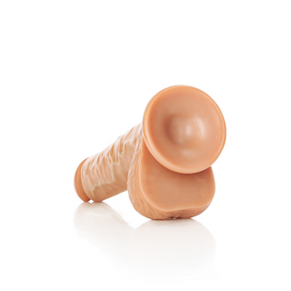 Realistisk Dildo med Bollar & Sugpropp - 18cm