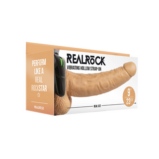 Vibrerande Hollow Strap-On med Bollar - 9/23 cm
Vibrerande Strap-On Dildo med Bollar, Justerbar
