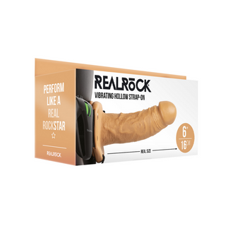 Vibrerande Hollow Strap-On - Justerbar, Flerhastigheter