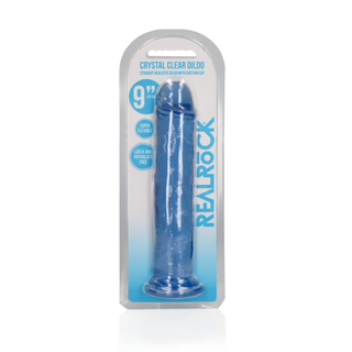 Realistisk Dildo med Sugpropp, 23 cm - TPE, Användning vaginal och anal