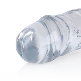 Realistisk Dubbel Dildo 34cm Klar - För Anal & Vaginal