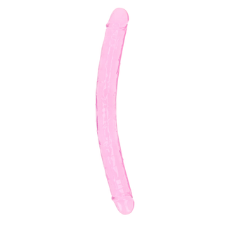 Realistisk Dubbel Dildo 45cm - Klar, Anal & Vaginal