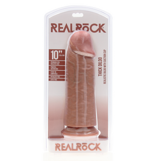 Extra Tjock Rak Dildo 25,4 cm Hudfärg