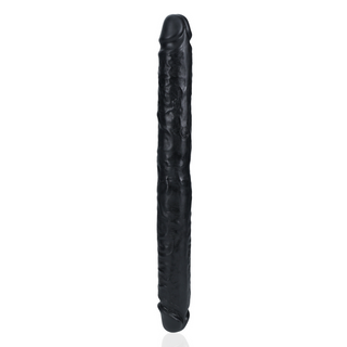 Realistisk Dubbel Dildo 14/35,6 cm - Svart