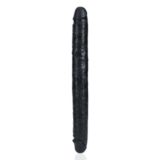 Realistisk Dubbel Dildo 14/35,6 cm - Svart