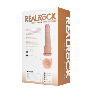 Vibrerande Dildo Realistisk - 23 cm Hudfärg