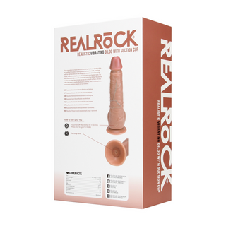 Vibrerande Dildo Realistisk, 23 cm, Tan