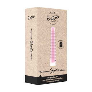 Texturerad Vibrator, 10 Hastigheter, USB-Laddbar