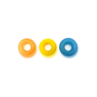 Självlysande Cockring, TPE, 3-pack