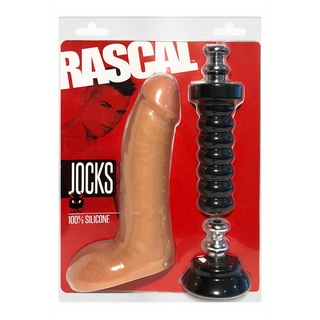 Mjuk Silikonpenis 20cm med Utbytbar Bas