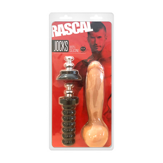 Realistisk Silikon Dildo 20cm - Sugkopp & Handtag