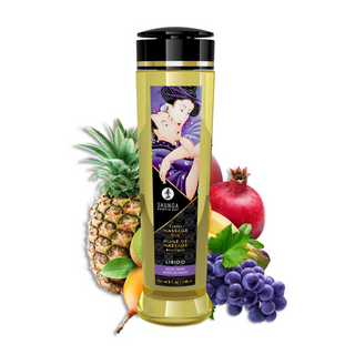 Massageolja Exotiska Frukter - 240ml, Lila