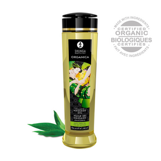 Massageolja Grönt Te, 240ml - Naturlig & Ätbar Olja