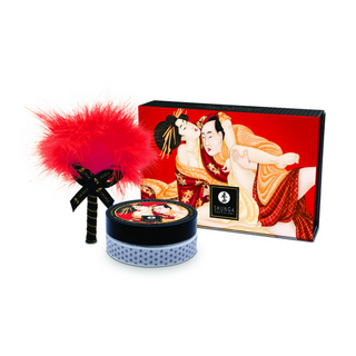 Massagepuder Jordgubb, Rött, 75g, Torr Massage