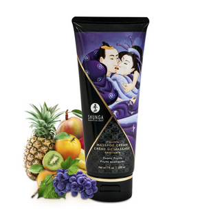 Ätbar Massagekräm Exotiska Frukter, Lila, 200ml