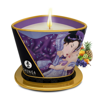 Massageljus Lila Exotisk Frukt 170ml Mjukgörande Olja