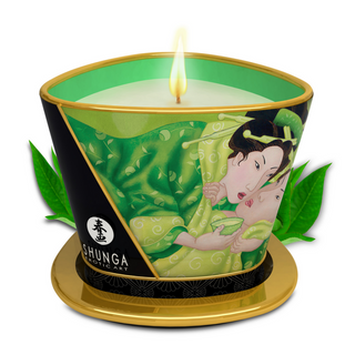 Mjukgörande Massageljus Grönt Te - 170 ml
