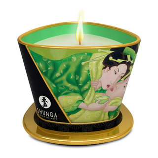 Mjukgörande Massageljus Grönt Te - 170 ml