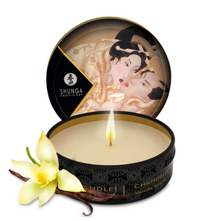 Massageljus Vanilj 30ml Brun - Massageolja Ljus