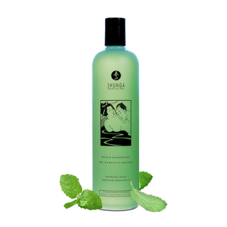 Kyssvänlig Bad & Duschgel Sensuell Mint, 370ml, Grön