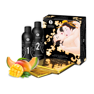 Massagegel Kropp mot Kropp Melon Mango Gul 2x225ml