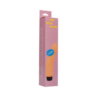 Realistisk Vibrator - Ådrad, Rosa Glans - Realistisk Textur