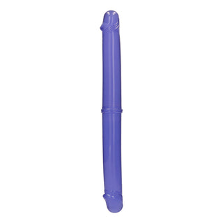 Twinzer Jelly Dubbel Dildo 12/30 cm Lila Sexleksak