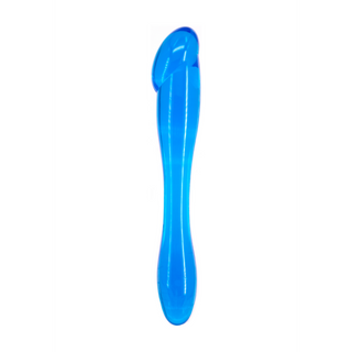 Vibrerande Penis Probe Dildo - Intensiv Vibration, Blå