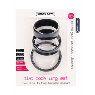 Cockring Set: 3 Storlekar, För Längre Erektion