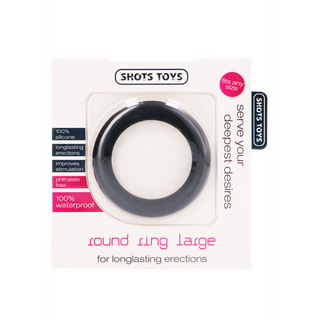 Rund Cockring - Stor, För Längre Erektioner