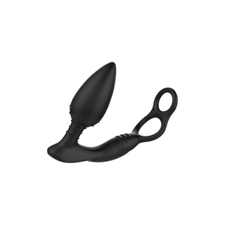 Vibrerande Analplugg Penisring, Dubbla Motorer & Stimulering