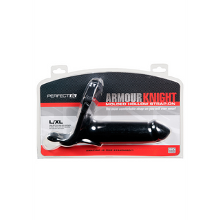 Svart Strap-On Dildo L/XL för Djup Penetration