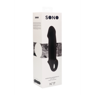 Penisförlängare Ärm 35mm, Optimal Stimulering, TPE, Svart