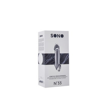 Elastisk Penis Förlängare 2,5cm, Med Ballrem, TPE