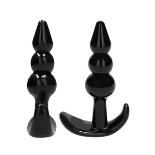 Buttplug Set - 4 Storlekar, Progressiv TPE