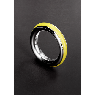 Erektionsring Rostfritt Stål Silikoninlägg 40mm