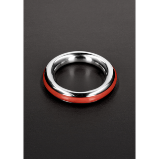 Penisring Rostfritt Stål Silikon - 45mm