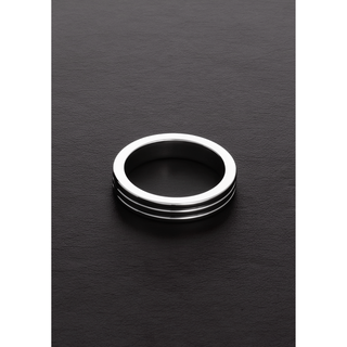 Ribbad C-Ring - Rostfritt Stål, 10 x 45 mm