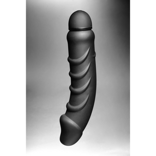 Ribbad Silikon Vibrator - 5 Hastigheter