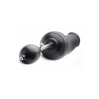 Uppblåsbar Silikondildo - Stor, Texturerad, 33.7cm