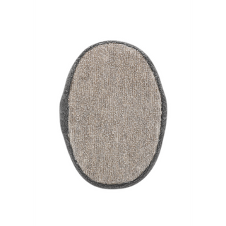 Oval Badsvamp: Exfolierande, Dubbelsidig, Naturlig Fiber