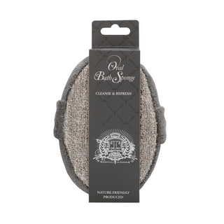 Oval Badsvamp: Exfolierande, Dubbelsidig, Naturlig Fiber