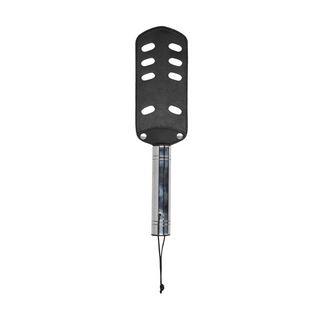 Läder Paddel med Hål - Svart, 43.8 cm