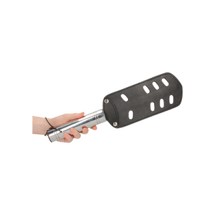 Läder Paddel med Hål - Svart, 43.8 cm