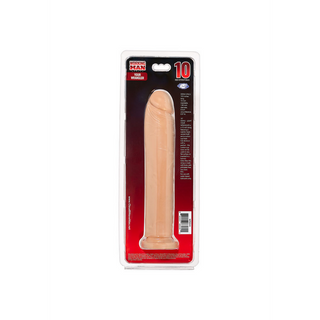 Realistisk Dildo 25.5cm - Sugpropp & Ådrad Yta