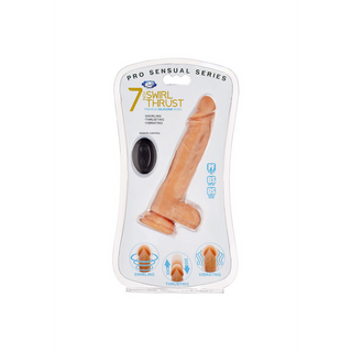 Vibrerande, Stötande Dildo - Fjärrkontroll - 18 cm