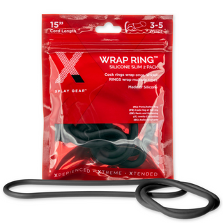 Silikon Slim Wrap Ring - Cockring/Ballrem - 15/38 cm